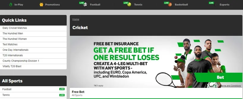 Betway Cricket Sports Betting Promotions